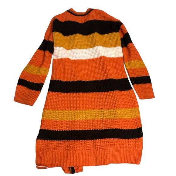 Vibrant Striped Women's Cardigan - Picture 2 of 4